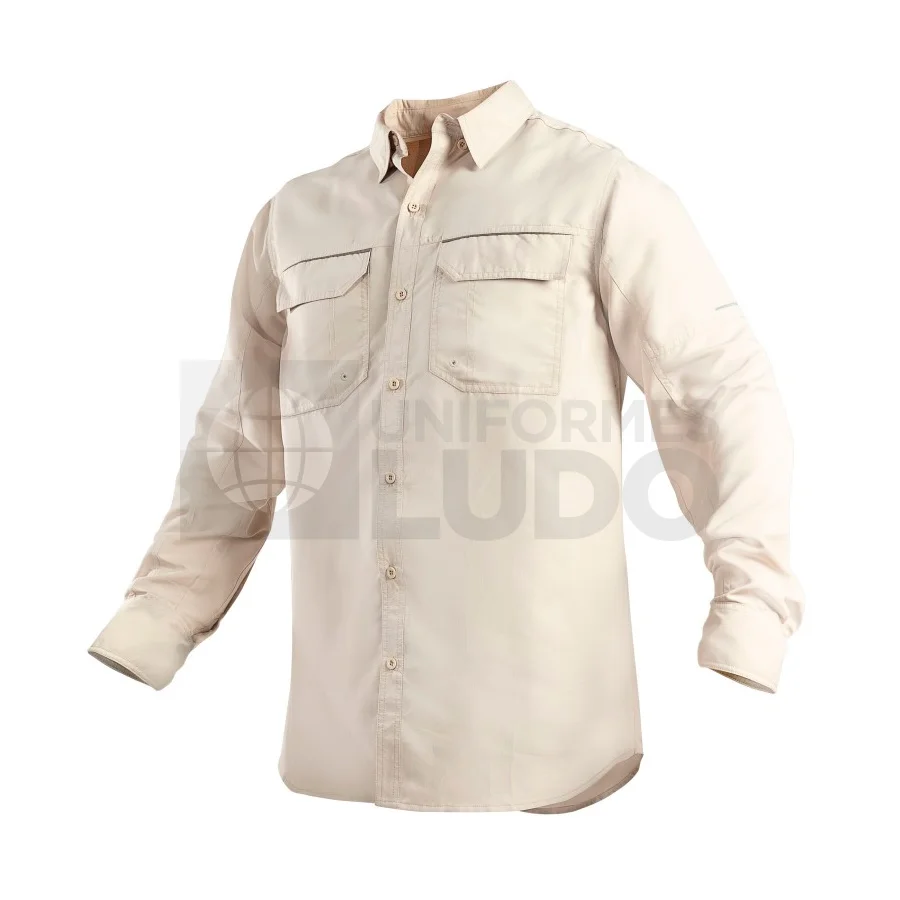 Camisa Outdoor Ripstop Jubae M/L Hombre 100% Poliester