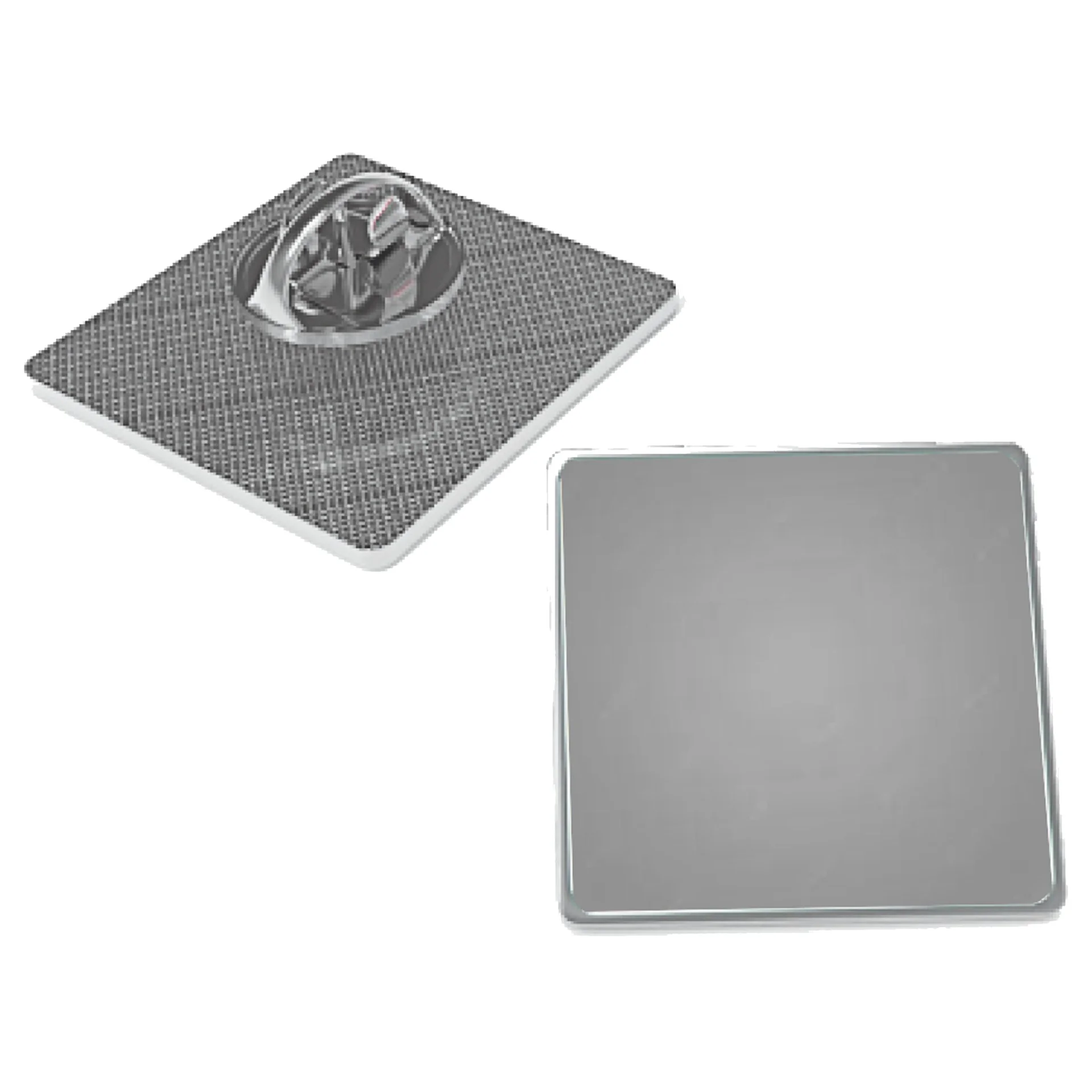 Piocha Broche Cuadrado Plateado (Pins)
