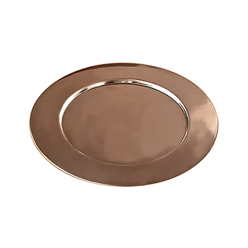 Set De 2 Posavasos Encobrizados Lisos M111