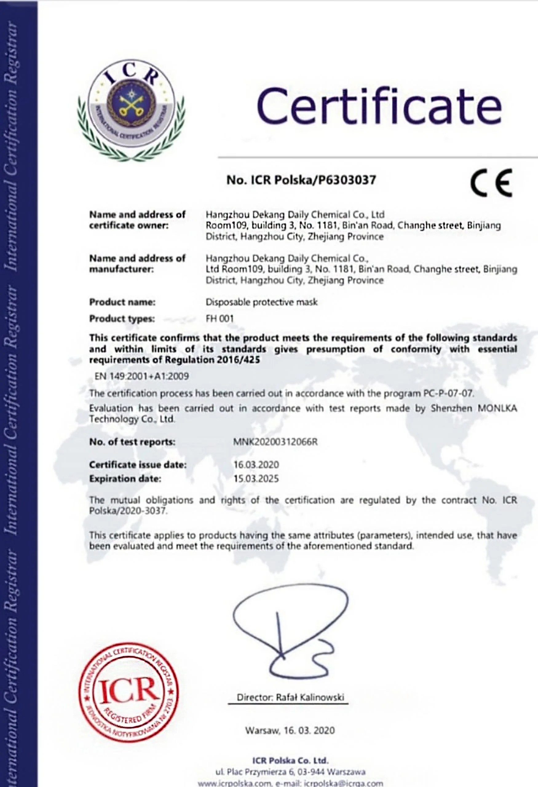 Mascarilla KN90 - FFP1