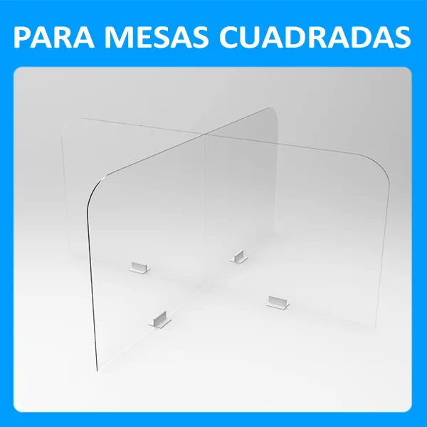 Acrílico Para Mesa Cuadrada
