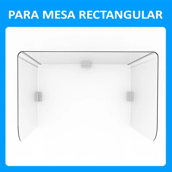 Acrílico Para Mesa Rectangular