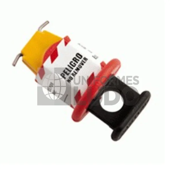 Bloqueo de Breaker Eléctrico Amarillo de 13 mm