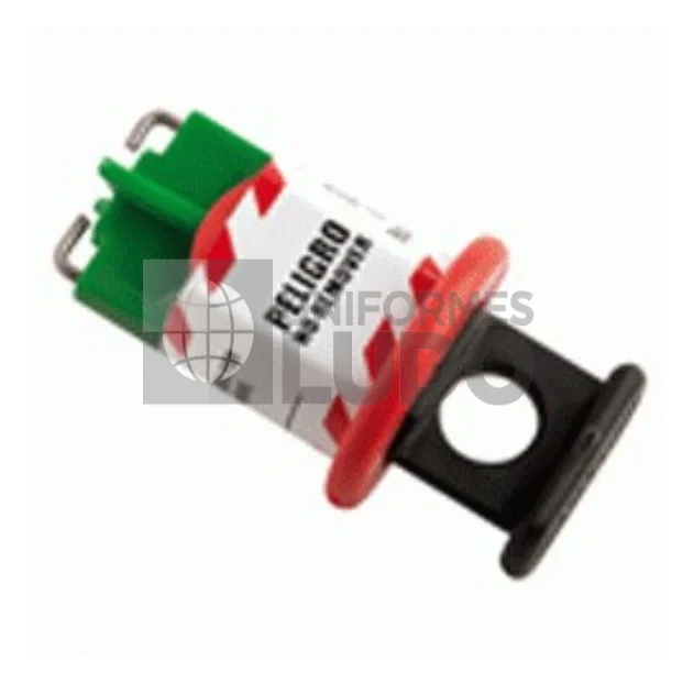 Bloqueo de Breaker Eléctrico Verde de 11 mm