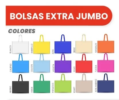BOLSAS EXTRA JUMBO 55X40X12