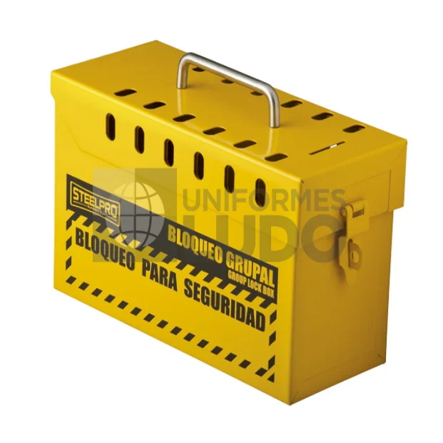 Caja de Bloqueo Grupal Amarilla