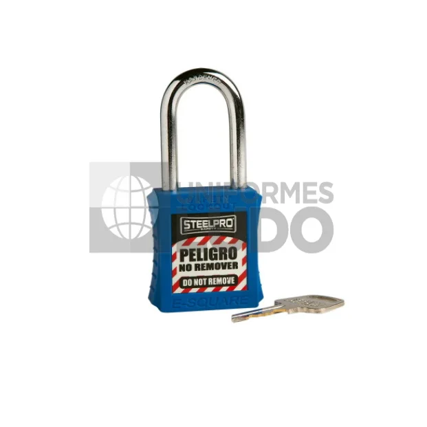 CANDADO STEELPRO X10 AZUL