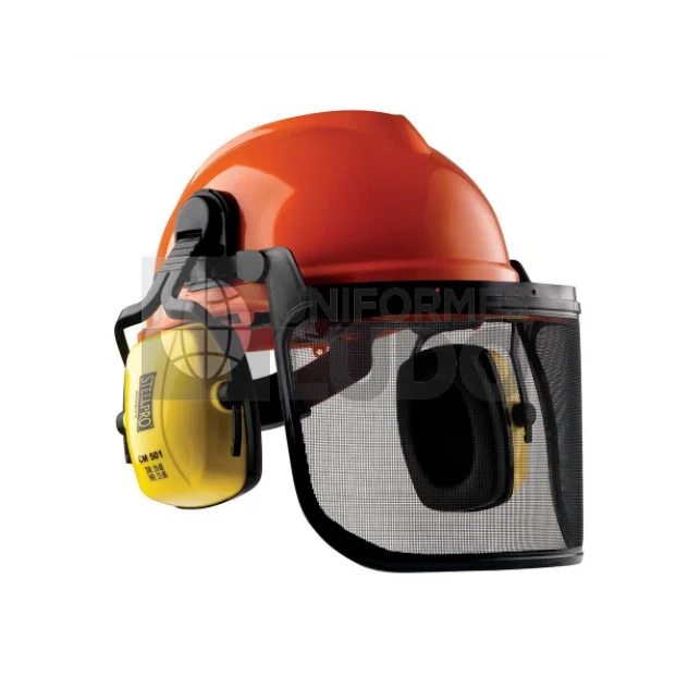 CASCO MOTOSERRISTA FONO CM501 VISOR DE MALLA METALICA