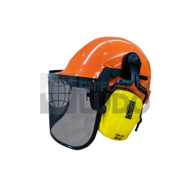 CASCO MTA ABS MOTOSIERRA NARANJO