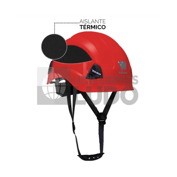 CASCO YAKO STEELPRO ROJO