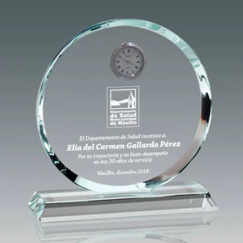Galvano Cristal Reloj CC 01