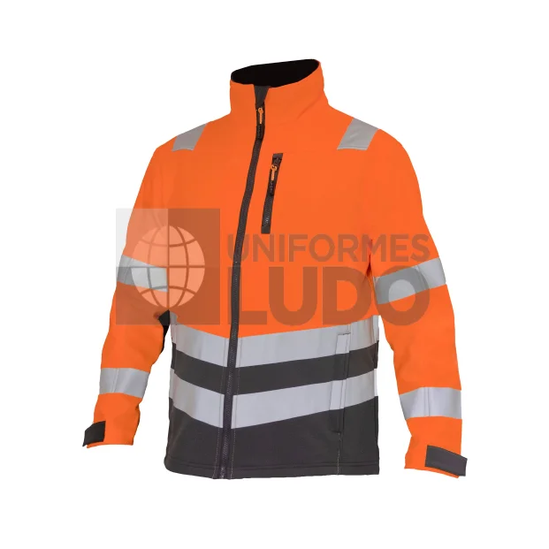 Chaqueta Softshell Alta Visibilidad Hombre Clase 2