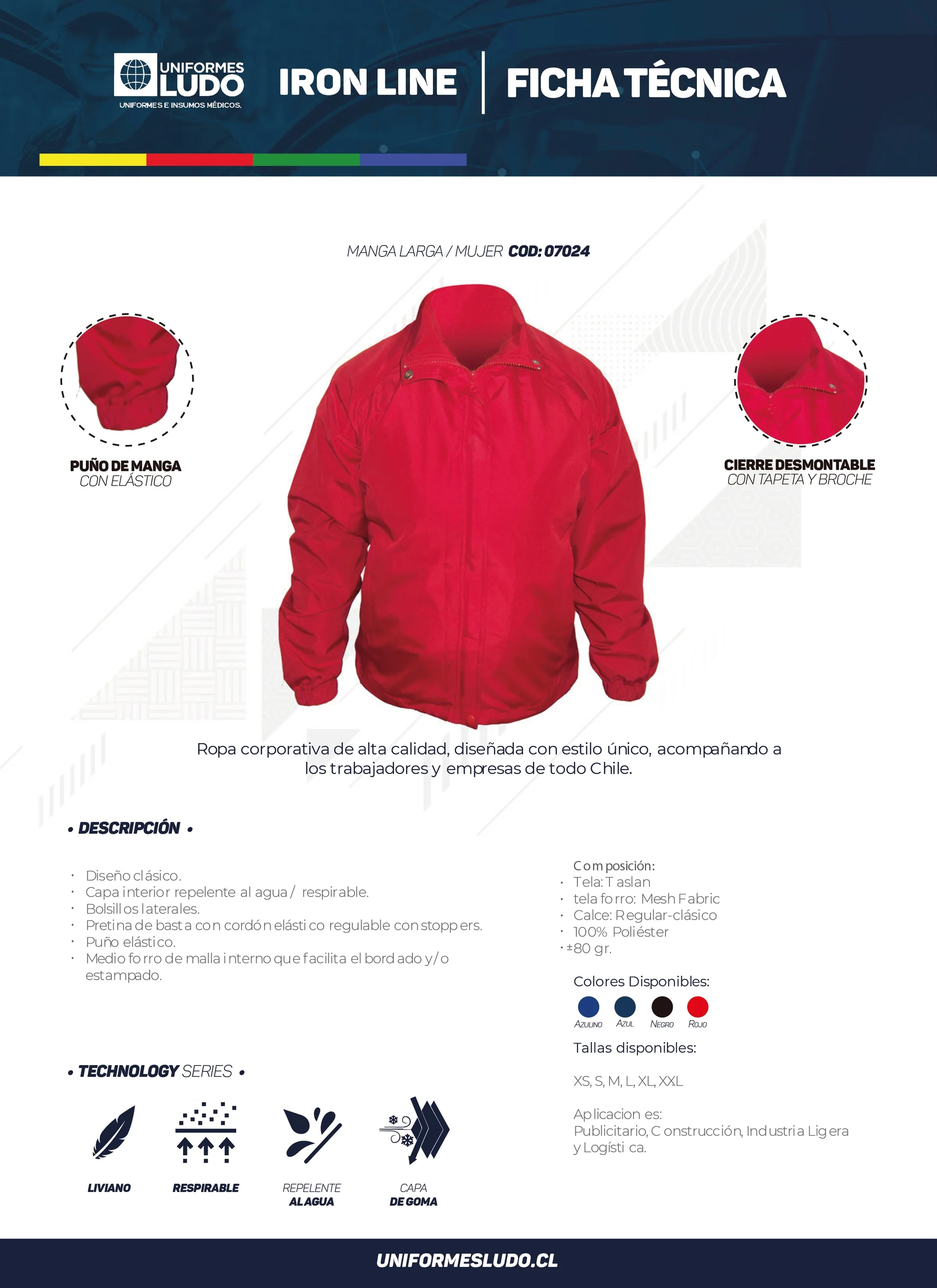 Cortaviento Basic Mujer