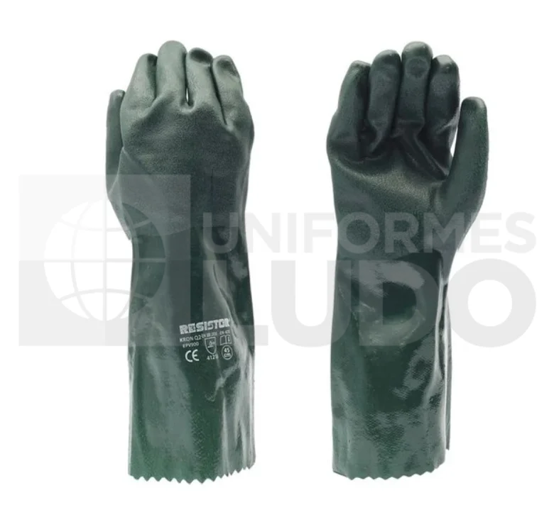 GUANTE PVC 14¨VERDE KRON Q2