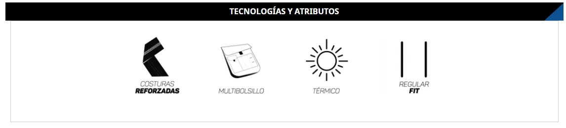Pantalón Cargo Forro Polar Executive Hombre