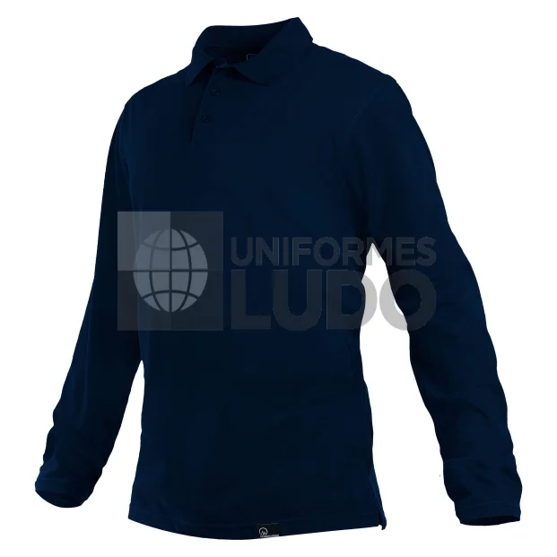 Polera polo dryfresh smooth manga larga hombre