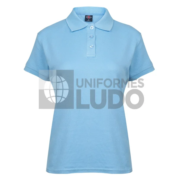 Polera polo manga corta mujer super premium